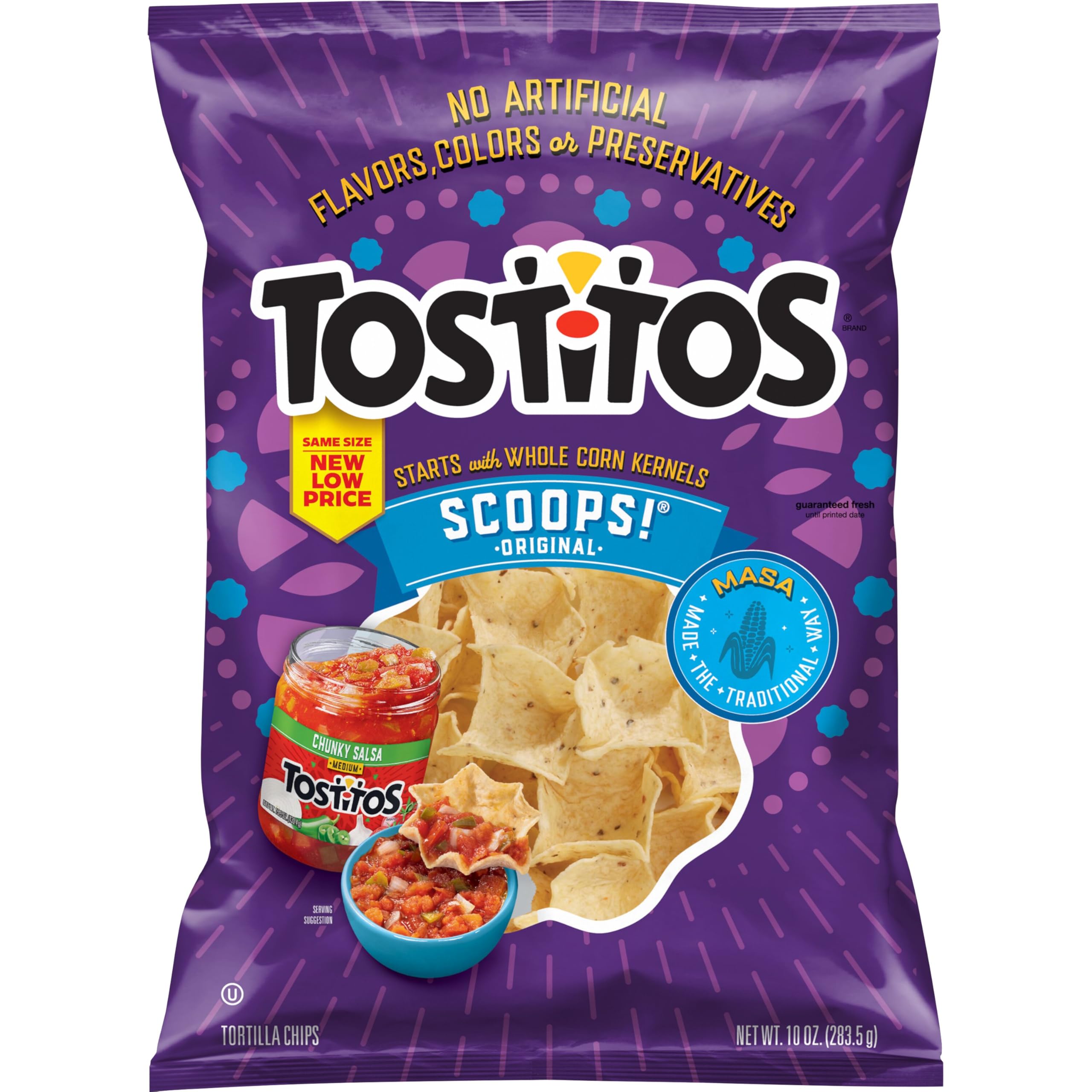 Scoops Tortilla Chips, 10oz Bag