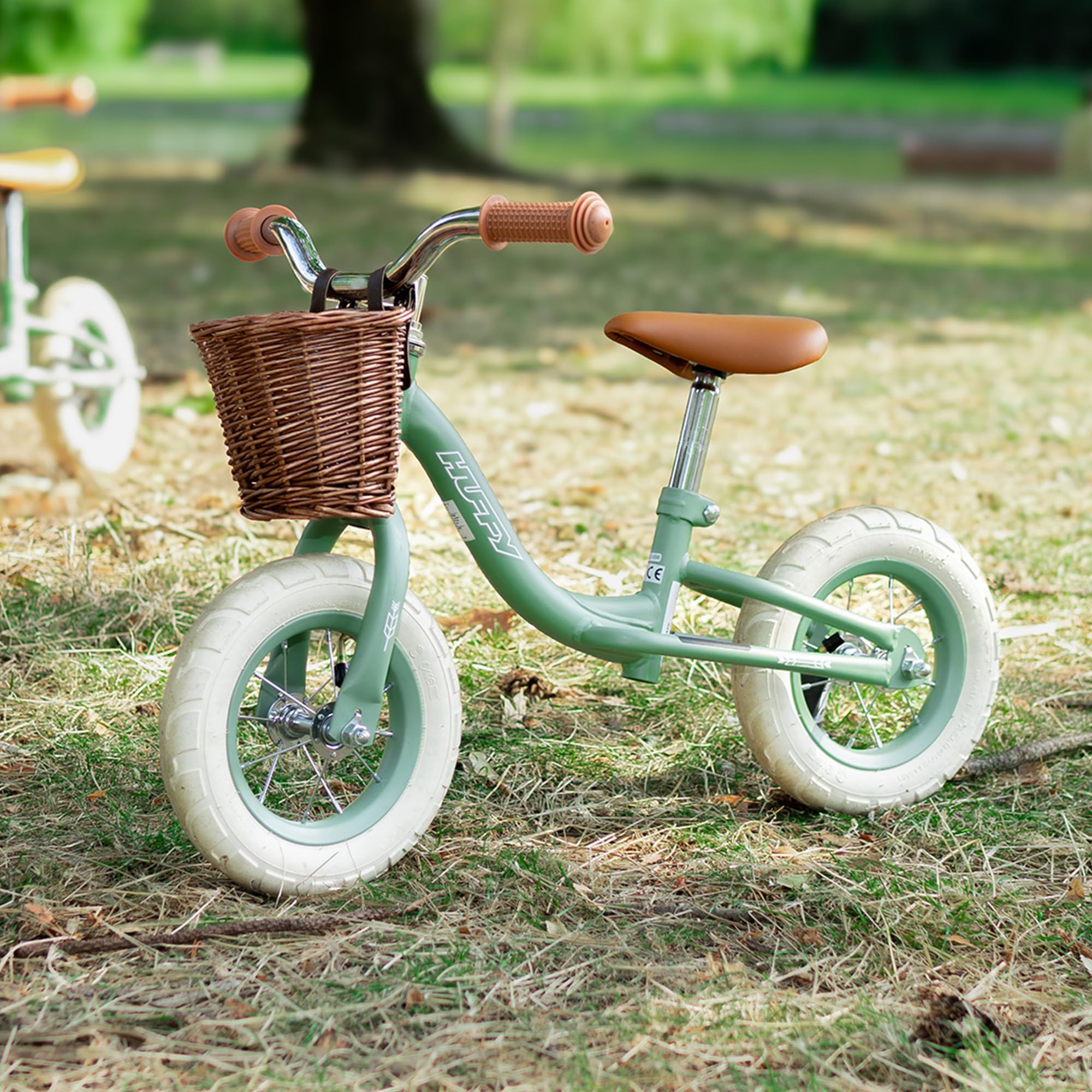 Huffy Bicicletta vintage da 10 pollici per bambini da 2 a 4 anni, verde