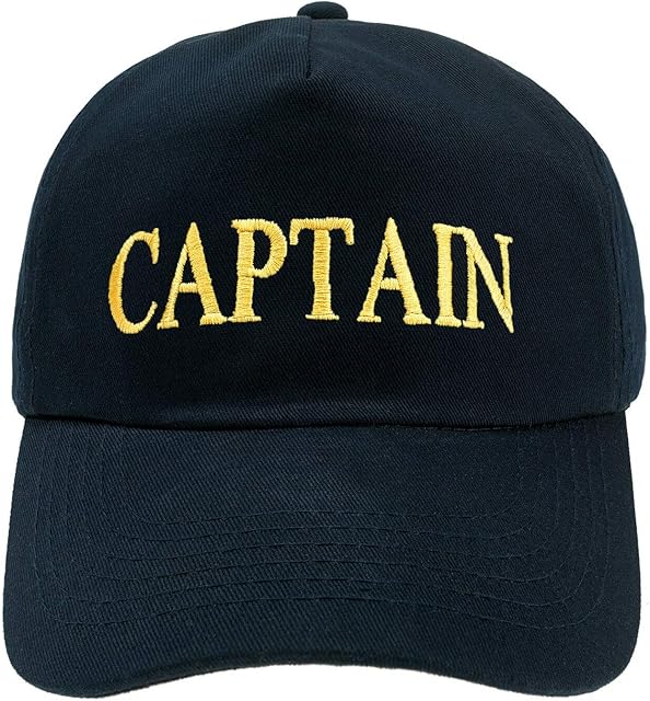4sold Adult Baseball Cap Yachting Captain Adjustable Strap Boys Men Summer Hat Cotton Navy
