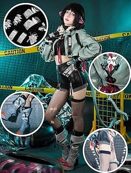 Amazon.co.jp: 【Azuiblc】コスプレ衣装 ジェーン・ドゥ 尻尾付き