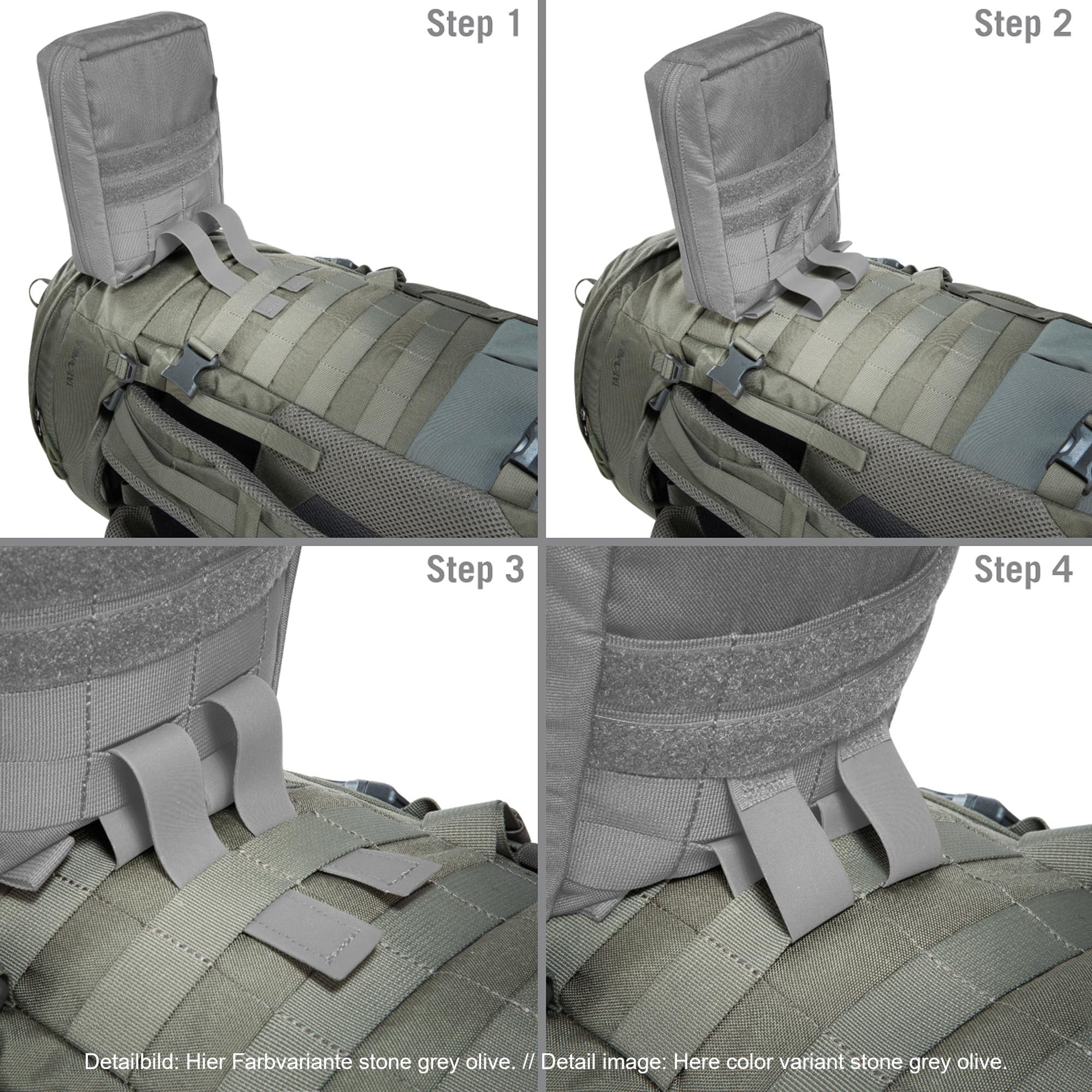 Tatonka Pyrox 45+10 BC - Tourenrucksack mit großer Frontöffnung, MOLLE-System, Bodenfach, Regenhülle und stufenlos einstellbarem Rückensystem - 55 Liter