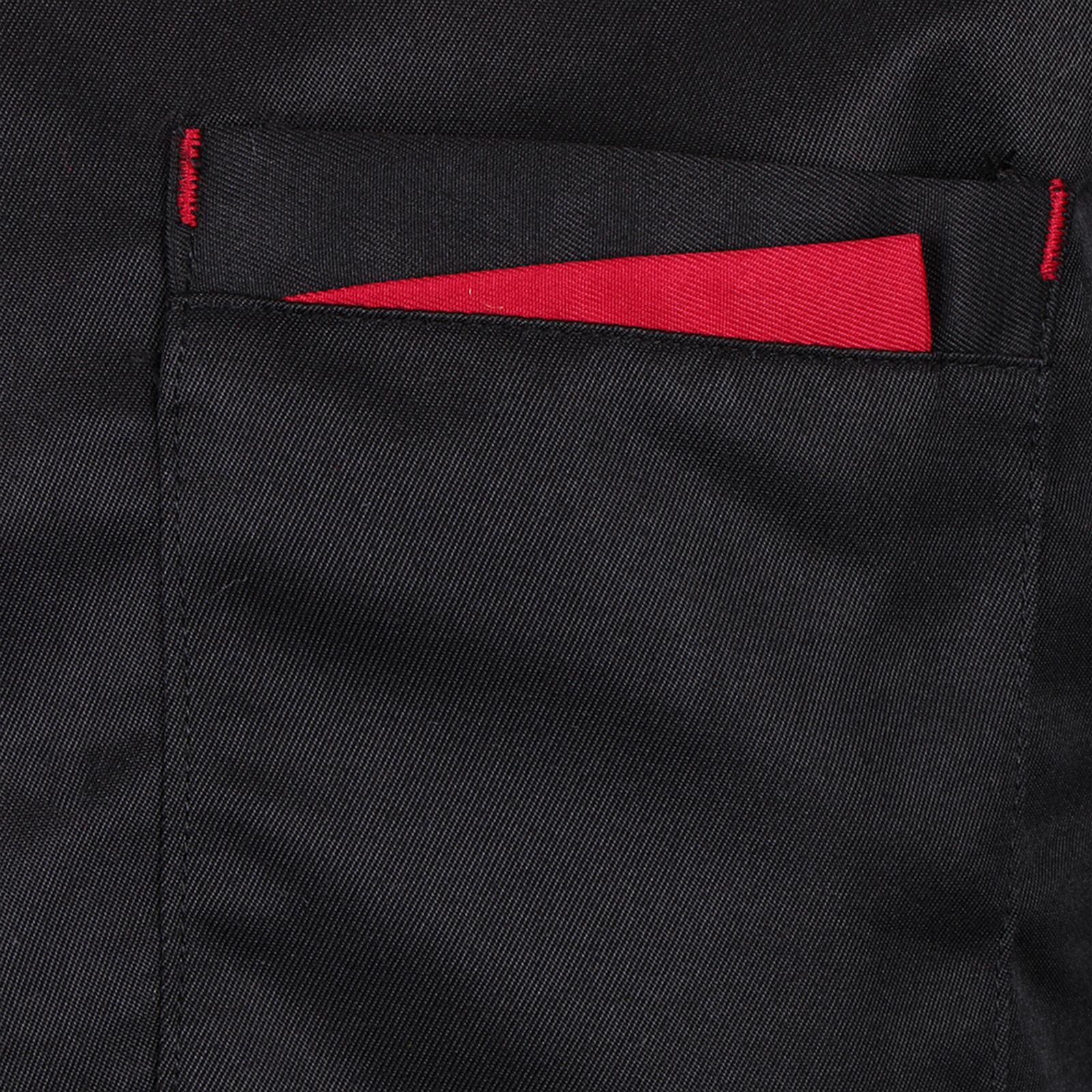 Chaqueta de Chef de Manga Larga, Abrigo, Camareros de Hotel, Uniforme de Cocina, Tops, Negro, M