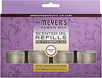 Vista 15 de MRS. MEYER'S CLEAN DAY - Kit difusor de aceite perfumado premium, lavanda, 1 calentador y repuesto de 0.67 onzas líquidas