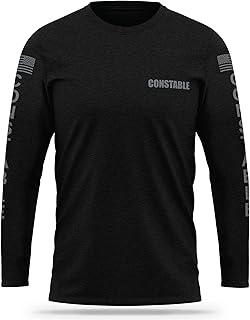Constable Cotton Long Sleeve - USA Patriotic Shirt - Durable Breathable Moisture Wicking Law Enforcement Uniform
