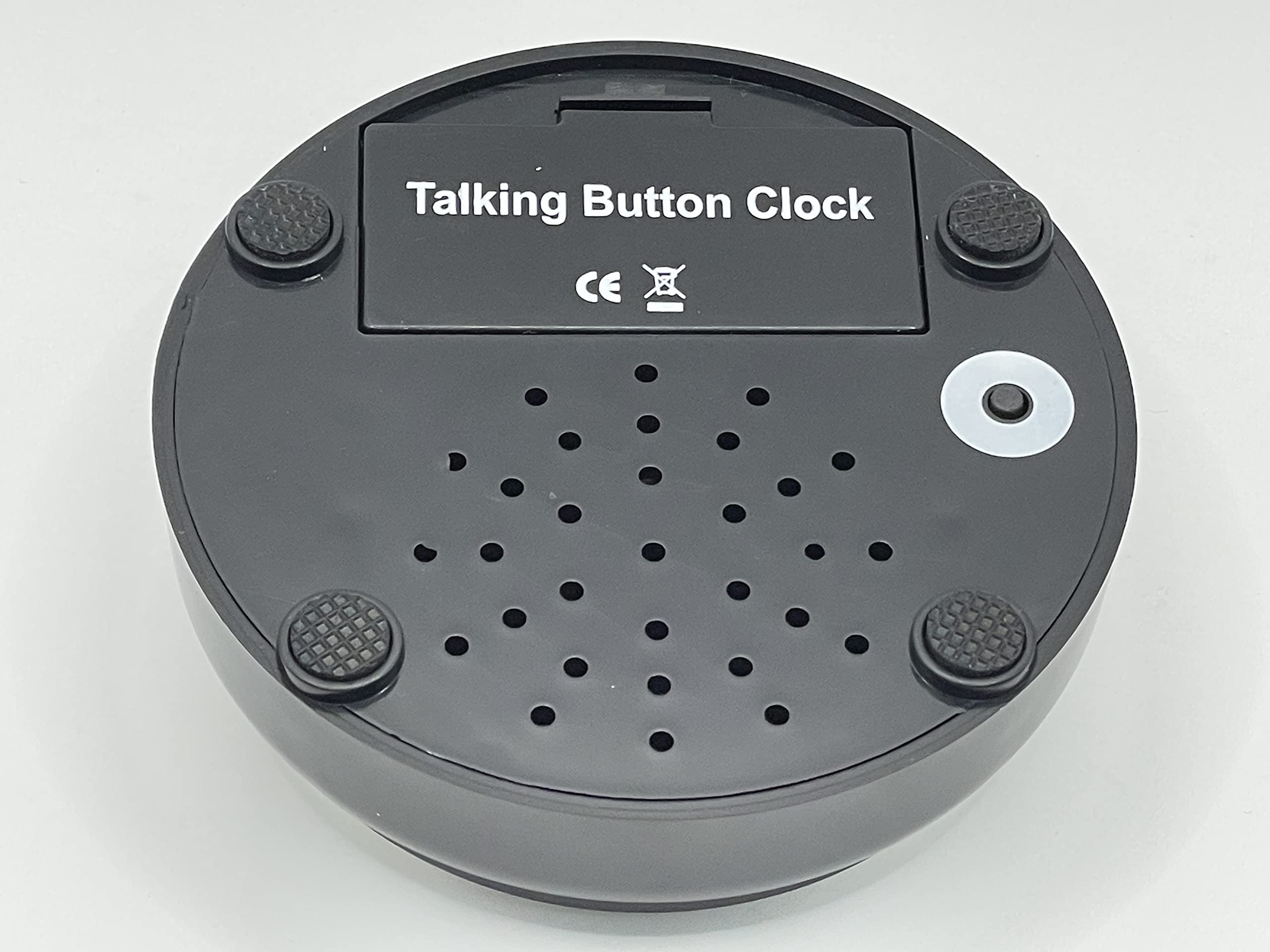 Buy (White Color) Bejamy Button Shaped Talking Alarm Clock for The