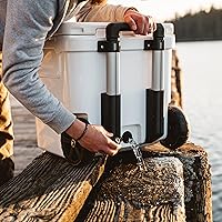 Vista 8 de YETI Roadie 48 - Hielera con ruedas y mango retráctil de periscopio