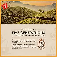 Vista 6 de Wissotzky - Té de mango y fruta de la pasión (20 bolsas de té), sin cafeína, fabricado con hojas de té de frutas y hierbas de primera calidad