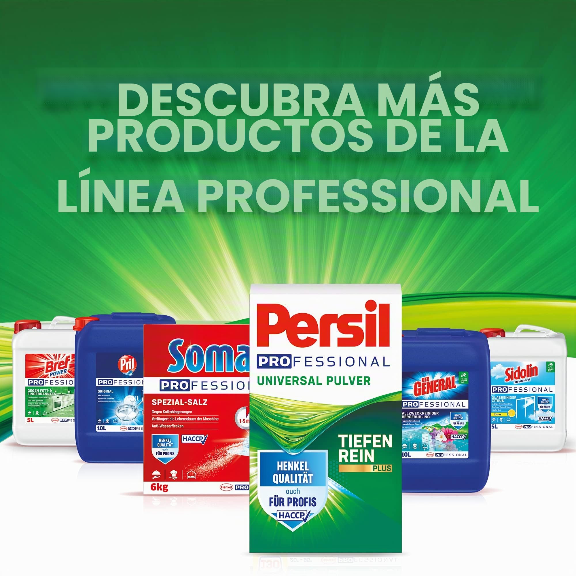 Persil Professional - Polvo universal (130 lavados), detergente para lavar en polvo para profesionales, detergente