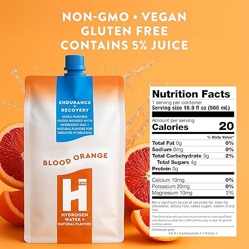 Miniatura 9 de HTWO Agua infundida con hidrógeno de acai, arándanos y granadas