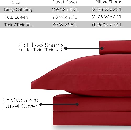 Miniatura 58 de Southshore Fine Living, Inc. Premium Collection - Juego de funda de edredón tamaño King extragrande, funda de edredón suave con cremallera, 3 Azul