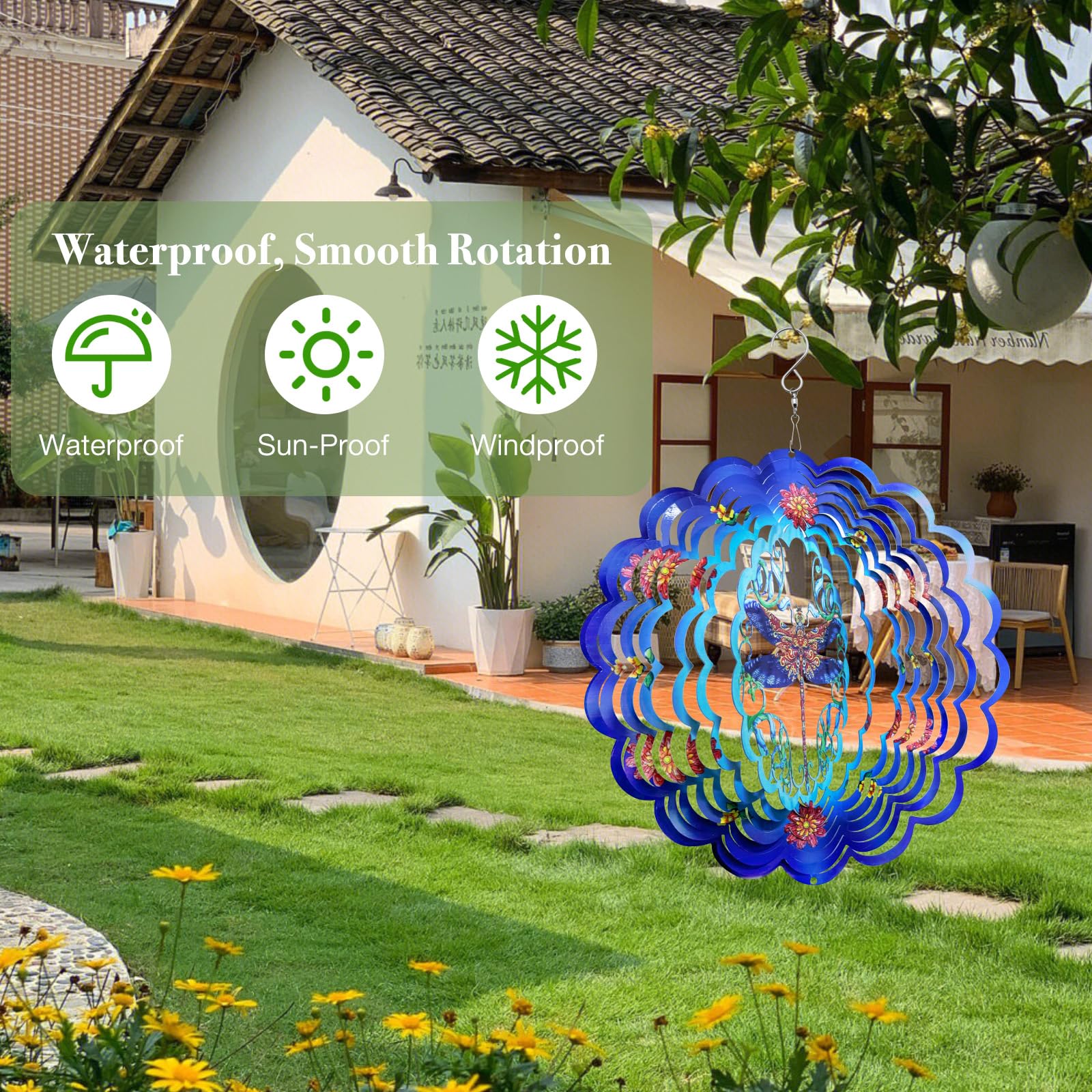 Dragonfly Wind Chimes,windchimes Unique Outdoor Clearan... | Cuotas Sin