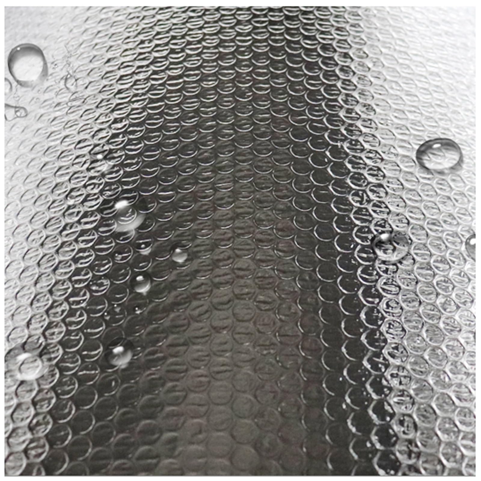 Pannelli riflettenti termici in alluminio a bolle, Foglio isolante riflettente del calore in alluminio autoadesivo a bolle 1x(1-10)m(1x1m)