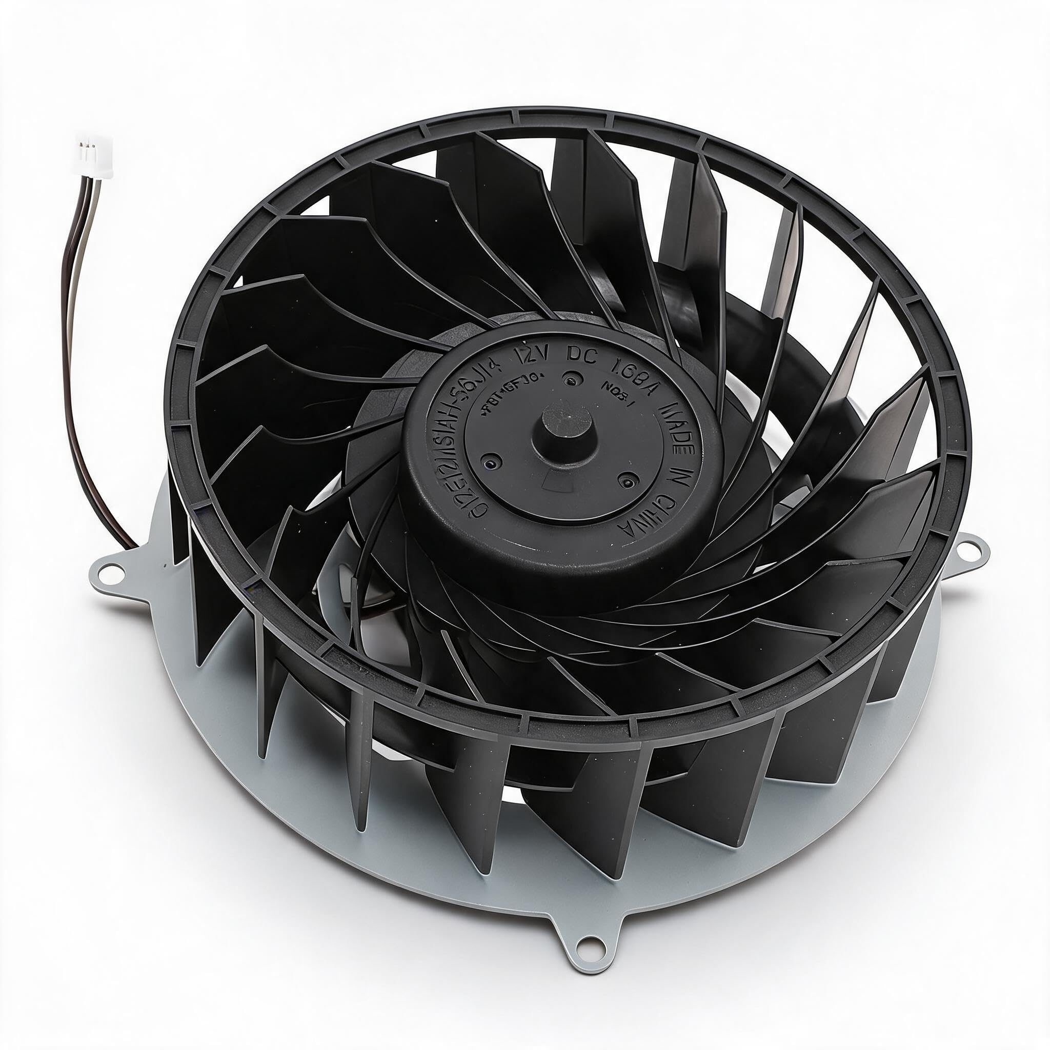 Ventilador de Refrigeración Interno de Repuesto para Slim DC12V 1.69A 1541GS-12M-WB-01 19 Brades, Conector de 3 Pines, Refrigeración Mejorada