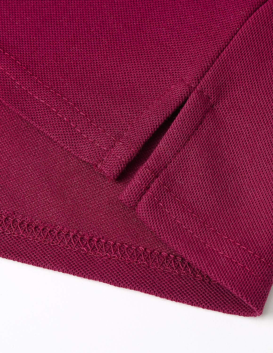 GHYUGR Men's Polo Shirts Short Sleeve Slim Fit Polo Casual Plaid Splice T-Shirts - Image 5