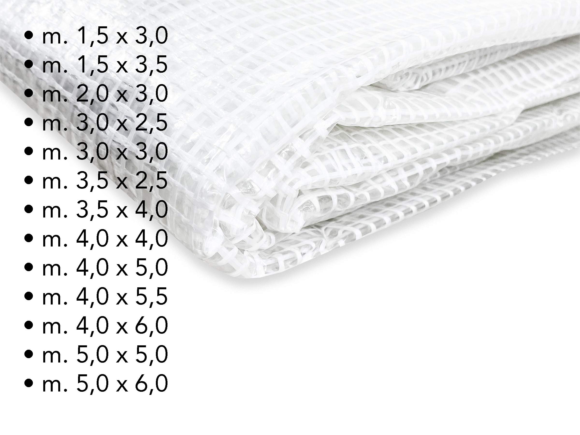 Tex family Telo Niki © Retinato Antistrappo Tenda Antipioggia Balcone con Occhielli - m. 3,5 X 4,0
