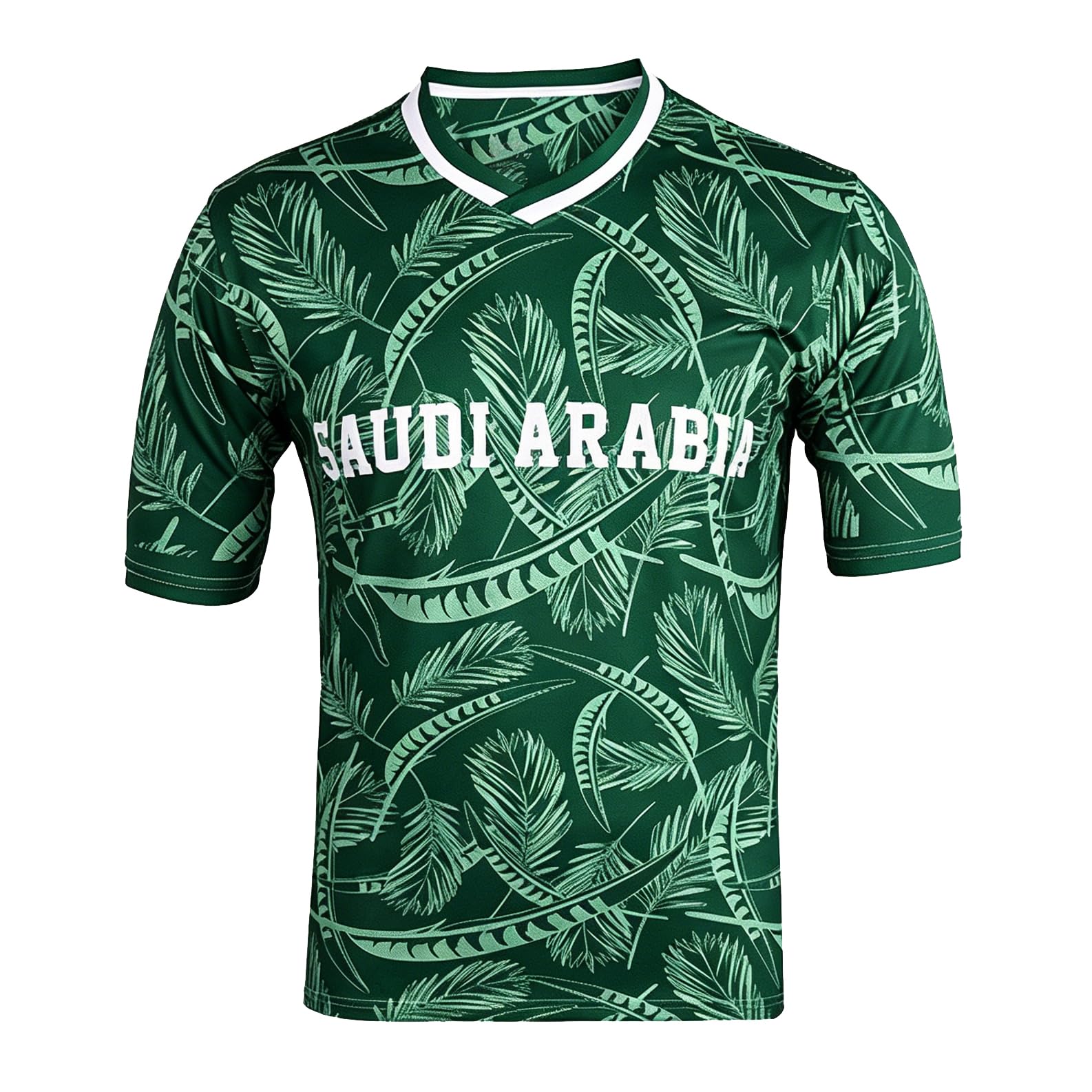 2026 Football Cup T Shirts Soccer Fans 48 National Teams Sport Casual National Flag Printing Short Sleeve Mens Womens Training Stretch Breathable Quick Dry Tee Shirt Saudi Arabia M — image 1