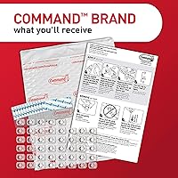 Vista 3 de Command - Mini clips de luz para interiores, 45 clips transparentes y 54 tiras Command, decoraciones navideñas sin daños, clips de pared para colgar