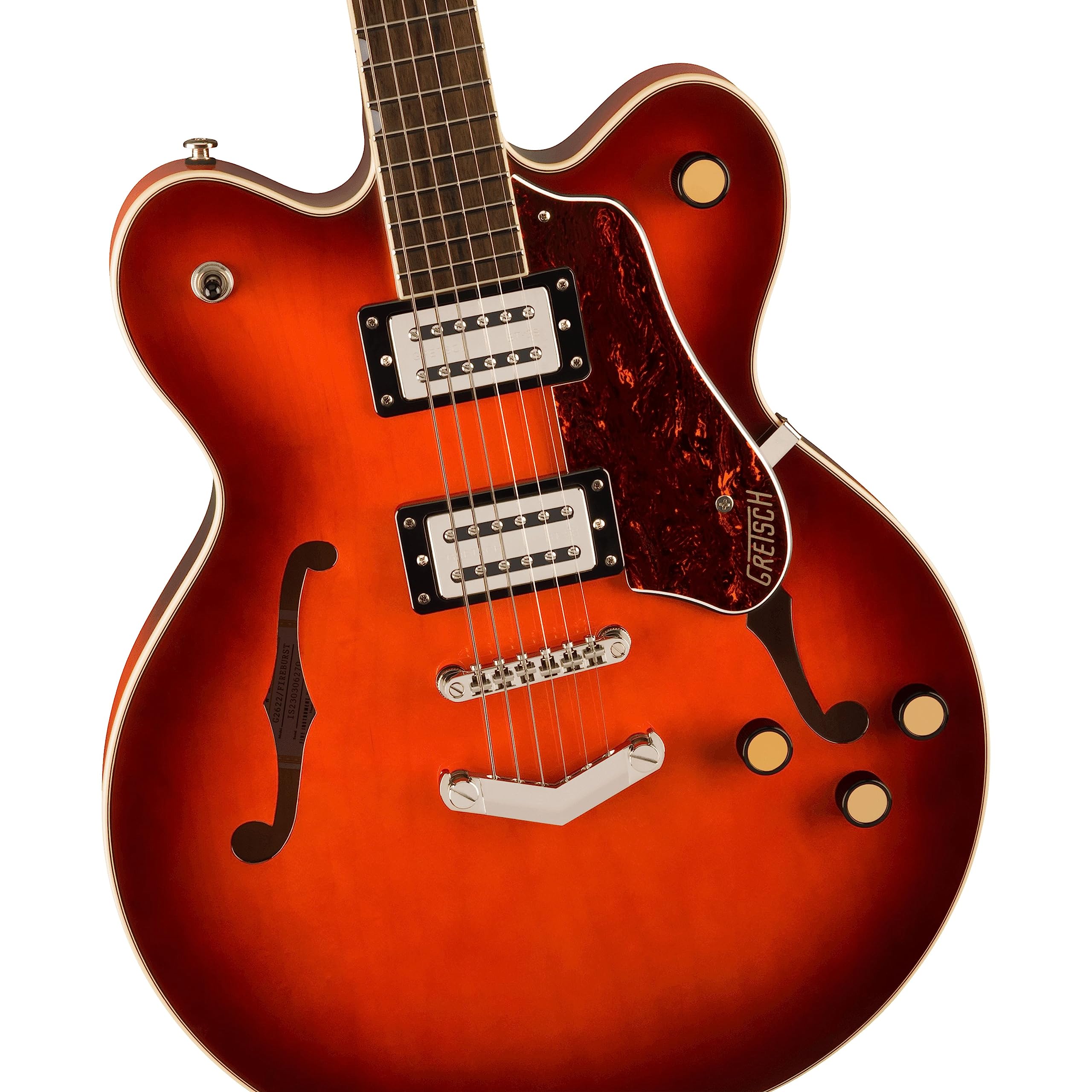Gretsch G2622 Streamliner Center Block Double-Cut V-Stoptail Fireburst - Chitarra semiacustica