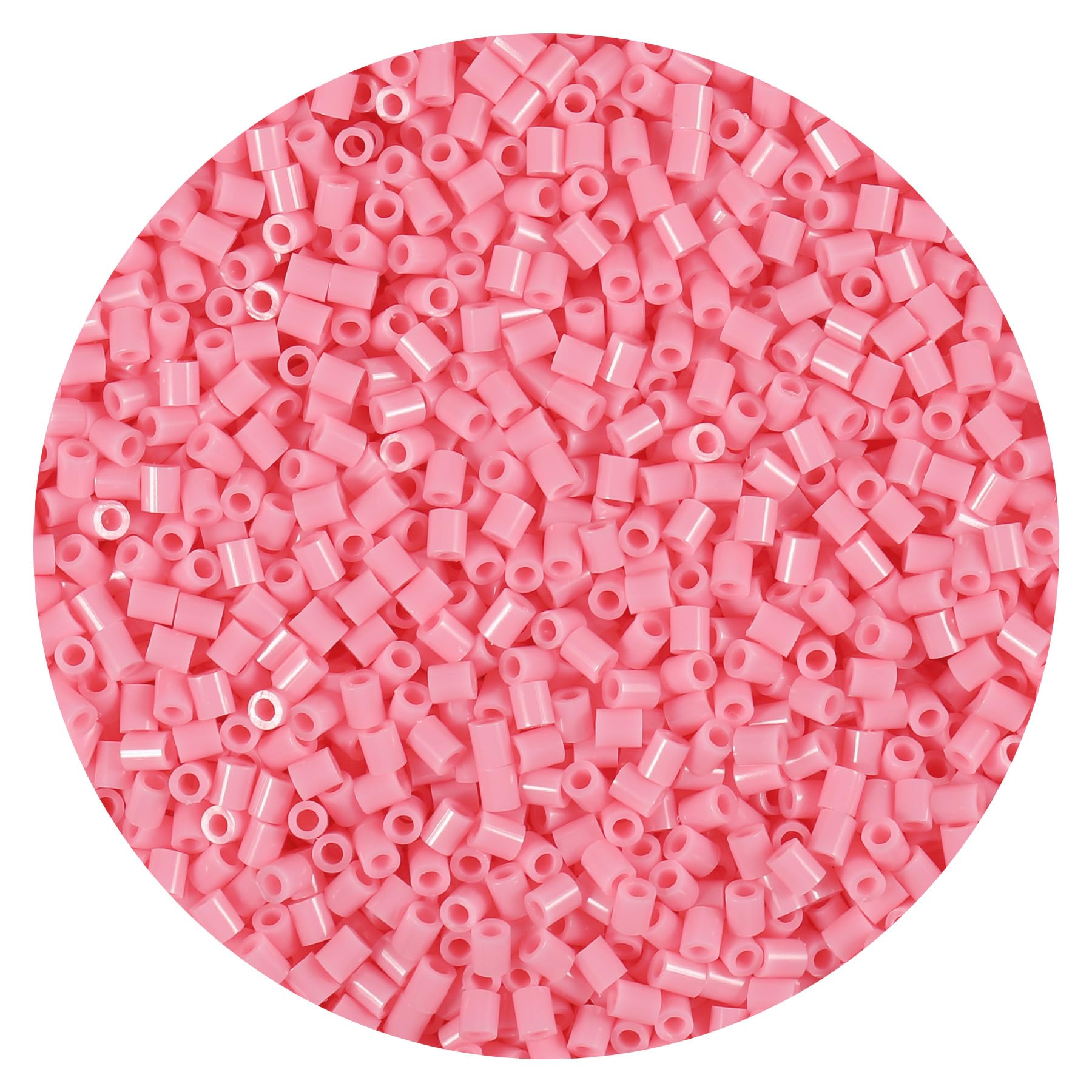 10000Pcs 2.6mm Loose Mini Fuse Beads Bulk Refill Kit Stress Relief Pixel Art 3D Craft Melting Beads for DIY Decor Crafts Creative Handmade Projects (E03 Pink 4)
