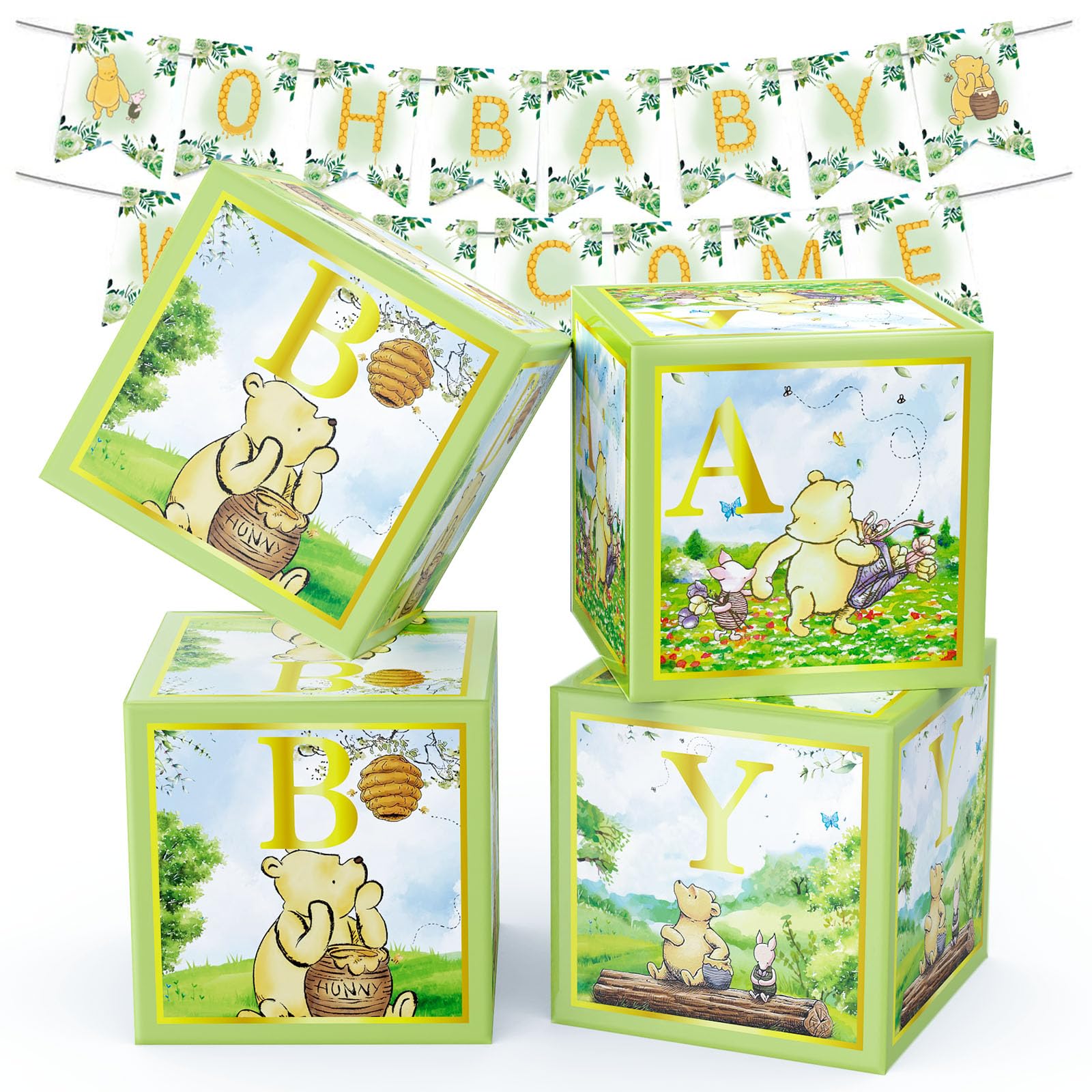 Amazon.com: Classic Winnie Baby Boxes for Baby Shower