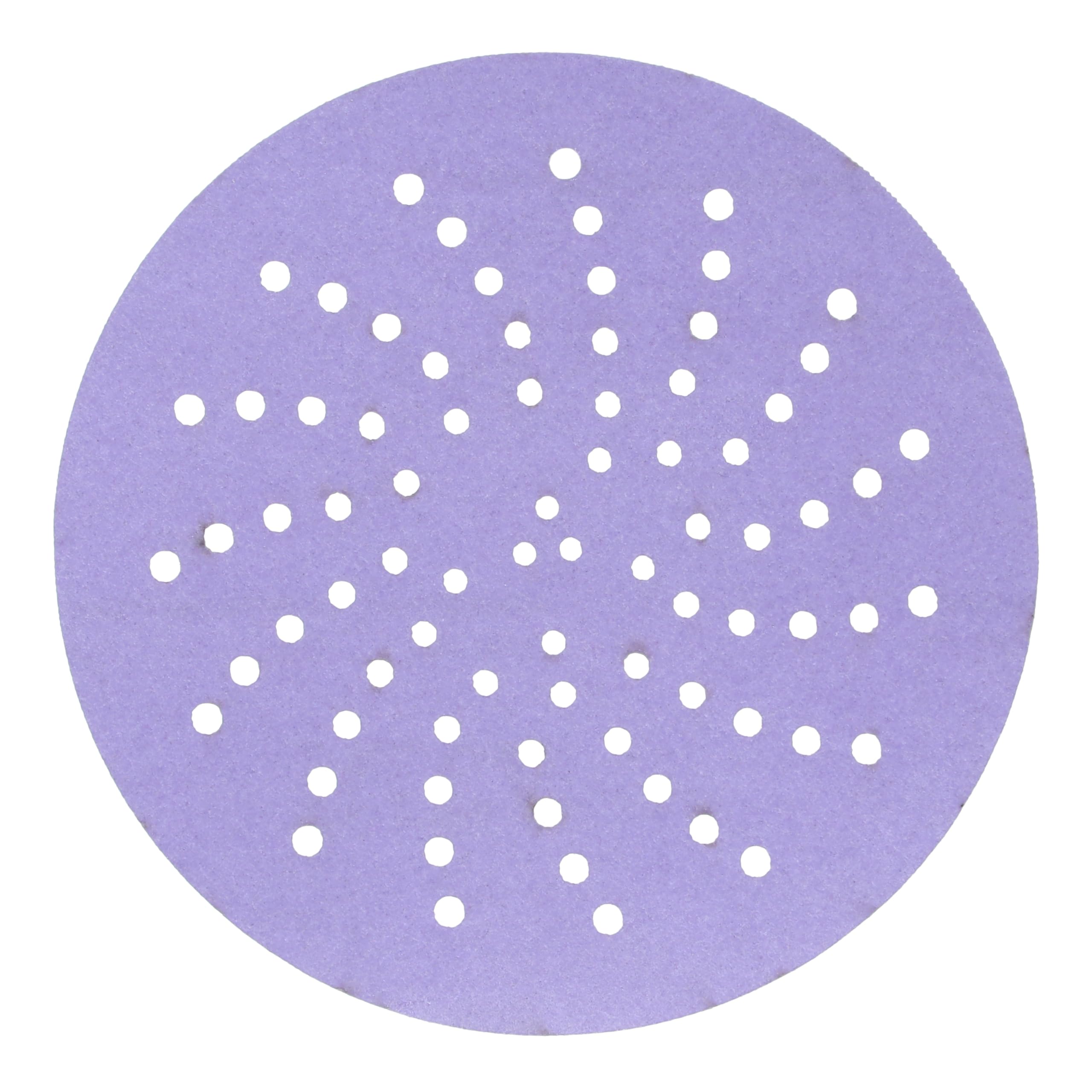 3M Cubitron II Hookit Purple Clean 31466 Lot de 50 disques abrasifs de 7,6 cm, qualité 600+, pratiquement sans poussière, haute performance, durable, motif multi-trous, pour ponçage automobile