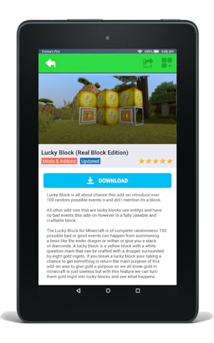 Lucky Block Mod for Minecraft PE