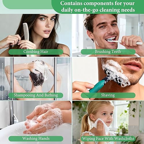 Miniatura 4 de Kit de higiene a granel, empaquetado individualmente, el kit de conveniencia a granel está totalmente equipado y limpio e higiénico, kits de