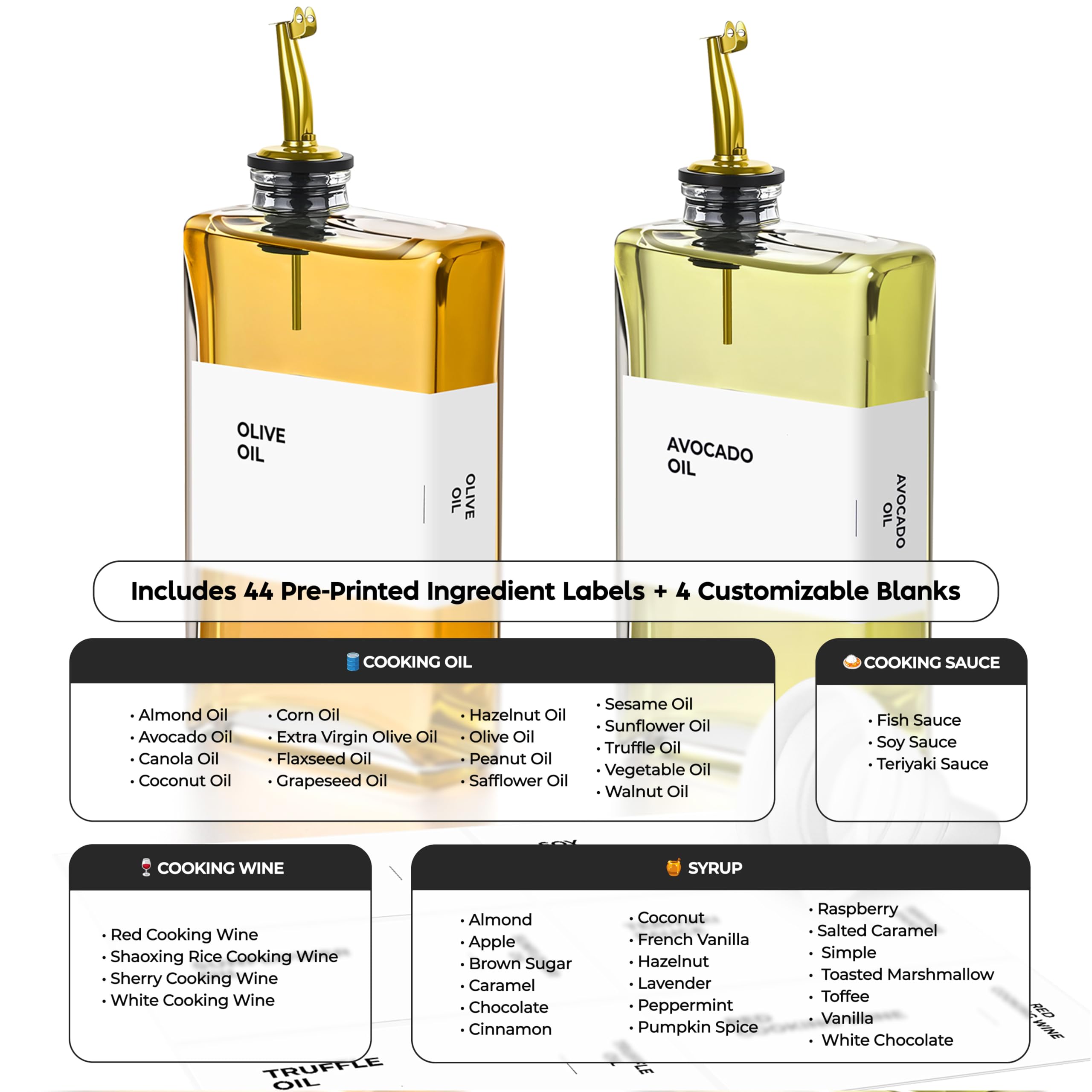 Spaceneat Botella dispensadora de aceite de oliva