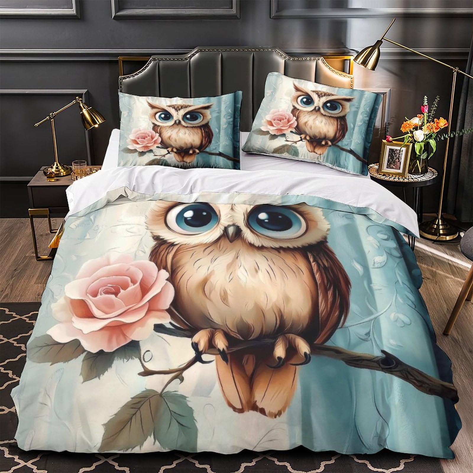 Housse de couette avec fermeture éclair pour installer facilement votre couette 260x220
