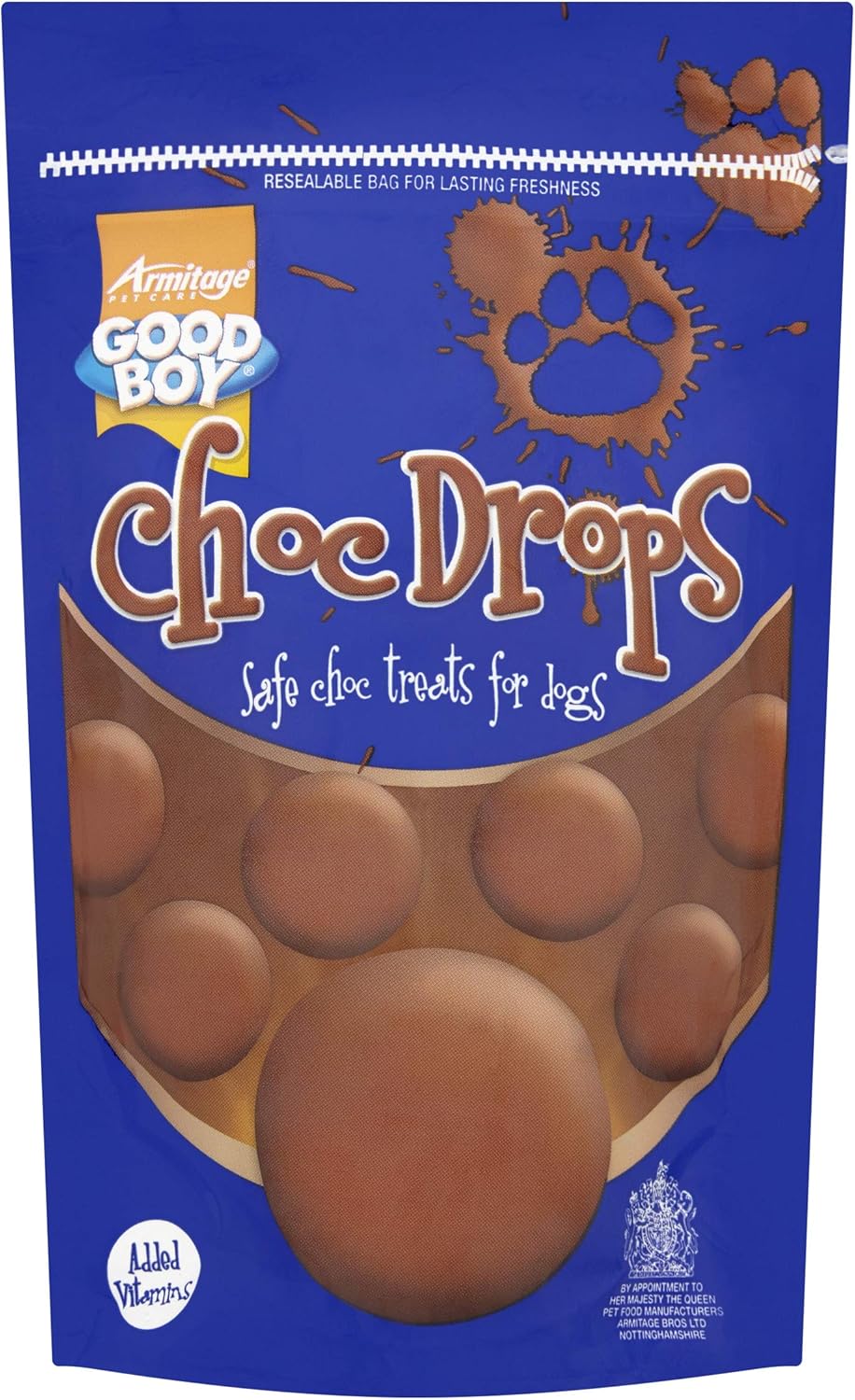(Good Boy) Choc Drops Dog Treats 250g X 8 Packs by Good