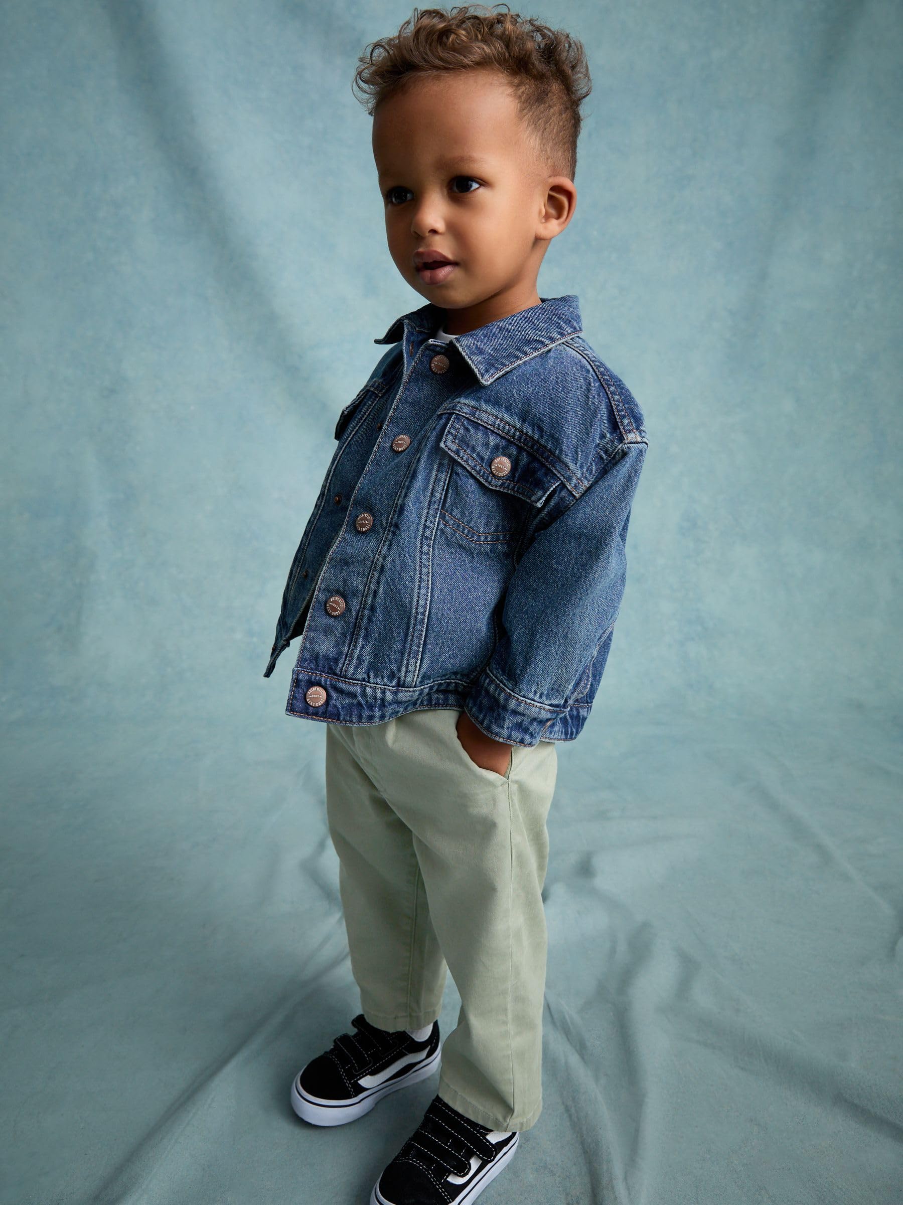 NEXT Niños Chaqueta de denim 100% algodón