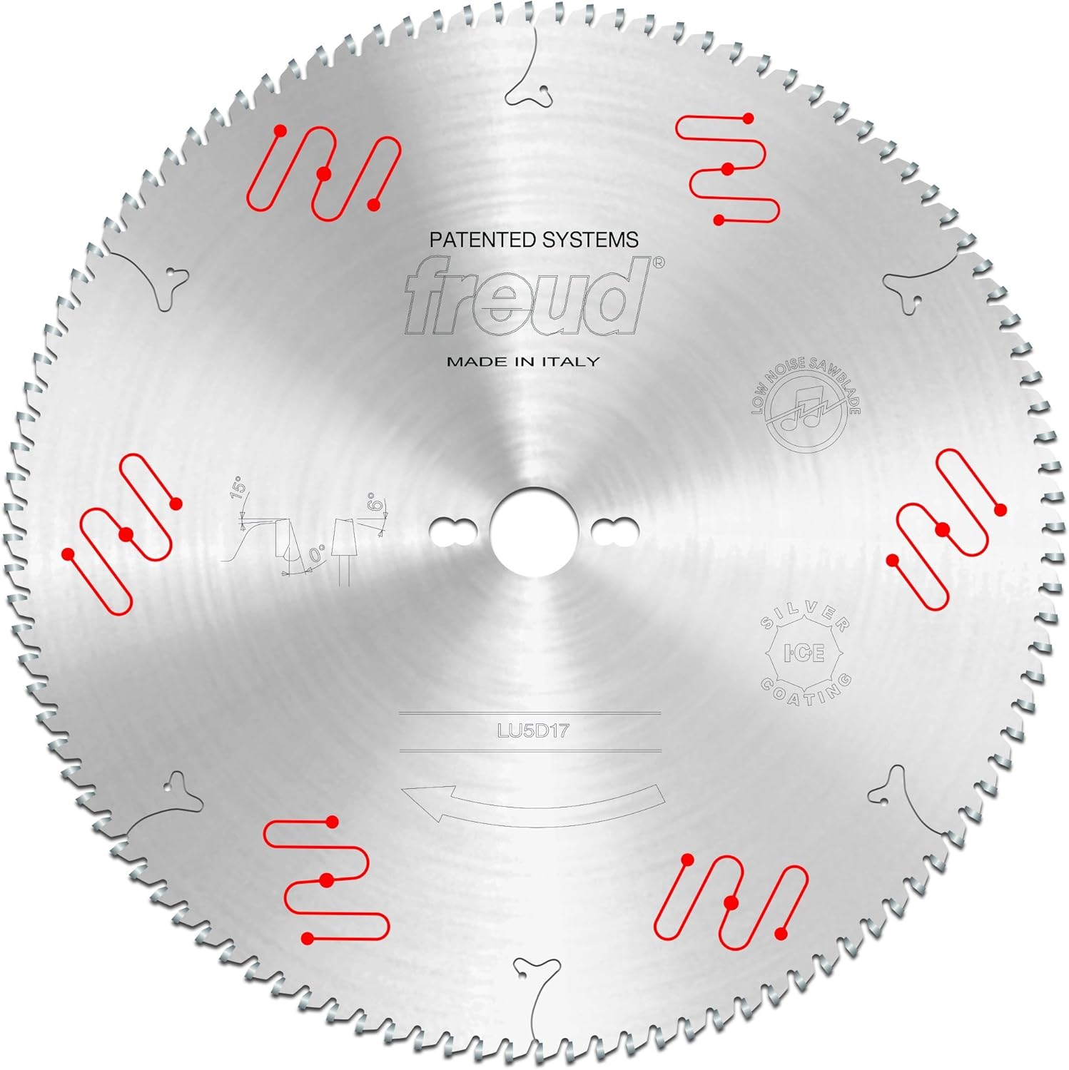 Freud LU5D17: 350mm x 108T Medium Aluminum & Non-Ferrous Blades with or without Mechanical Clamping