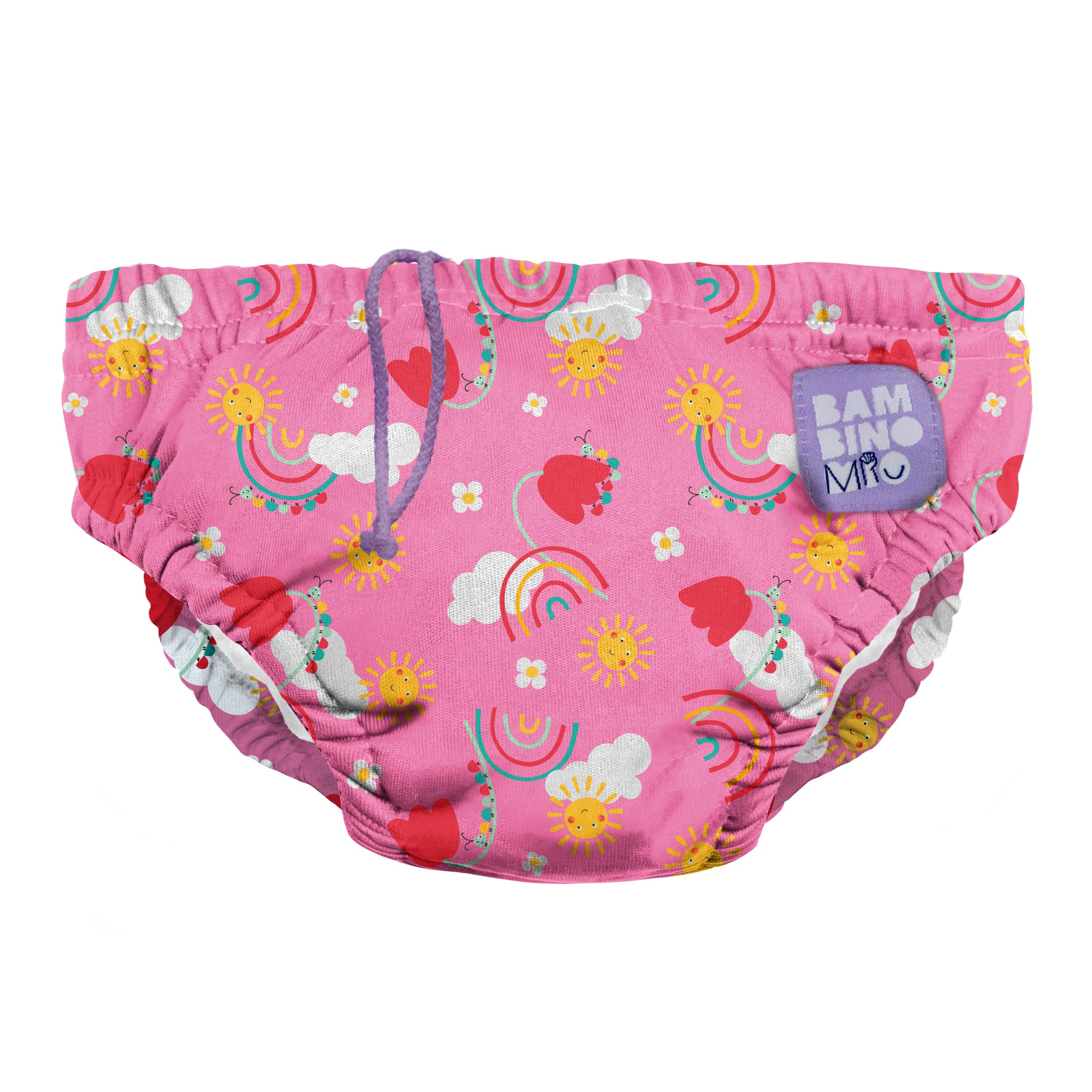 Bambino Mio, Couche de bain Lavable (2 à 3 ans - BONHEUR EN CIEL) pour Bébés et tout-petits, unisexe, pour Garçons et Filles