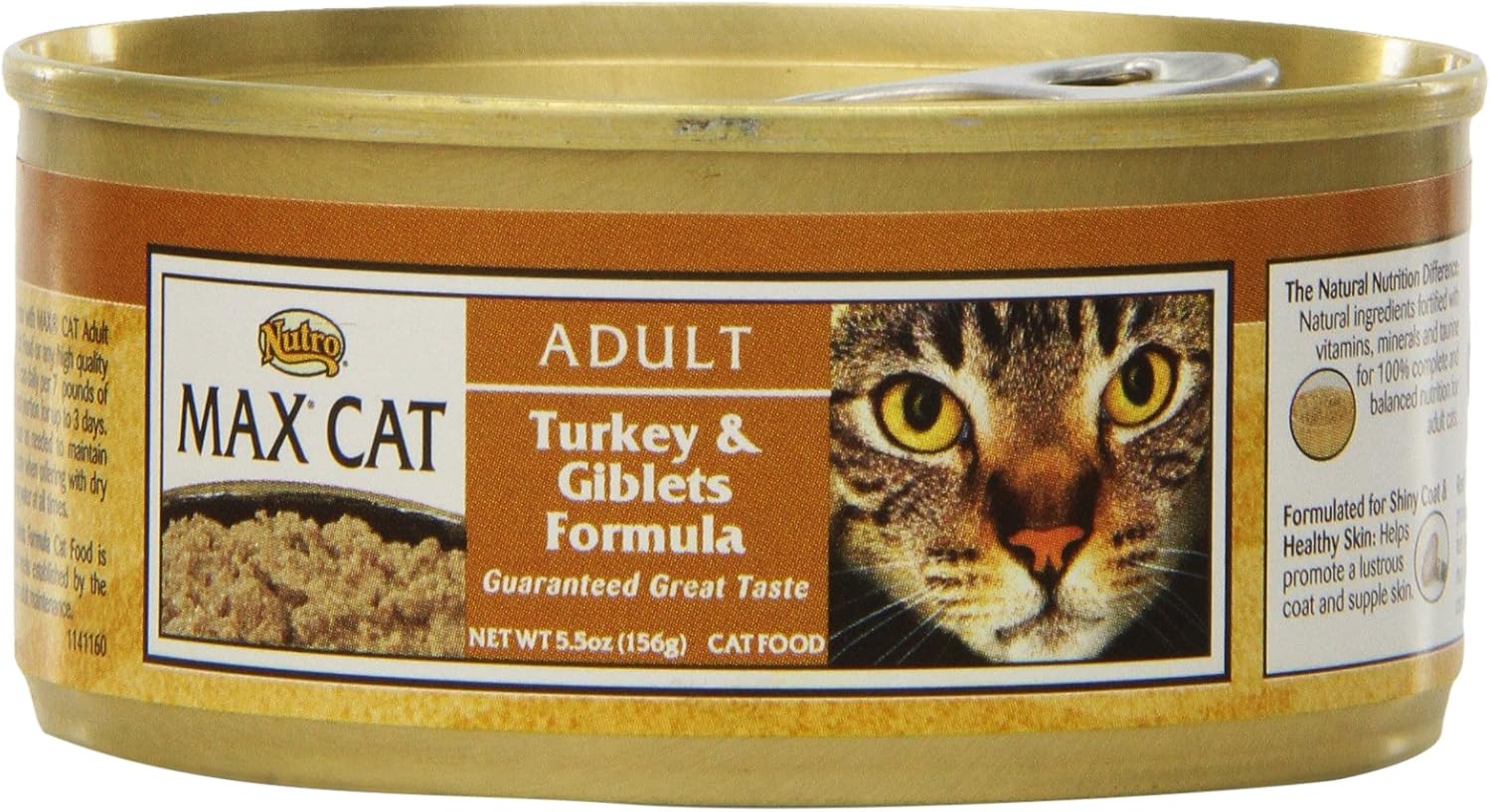 Nutro MAX CAT Adult Cat Food Turkey and Giblets Formula Cans, 5.5 oz