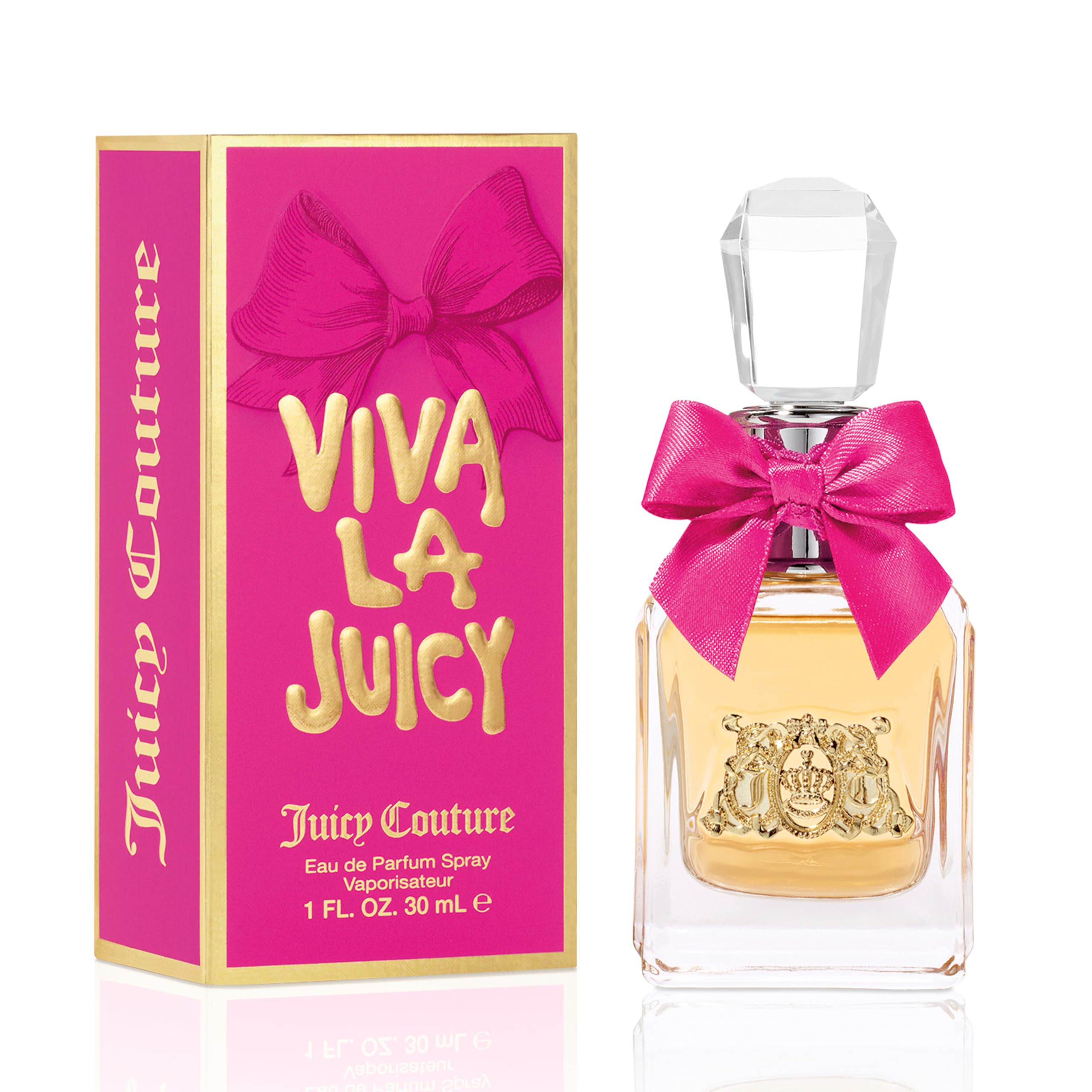 Juicy Couture Viva La Juicy Eau De Parfum, Women's Perfume with Notes of Mandarin, Gardenia & Caramel, Floral & Sweet Perfume for Women, EDP Spray