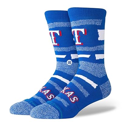 Stance Squeeze Tex Crew Cut Socks Shoes Blue