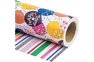 Wrapaholic Mini Roll Wrapping Paper: 17 Inch x 33 Feet