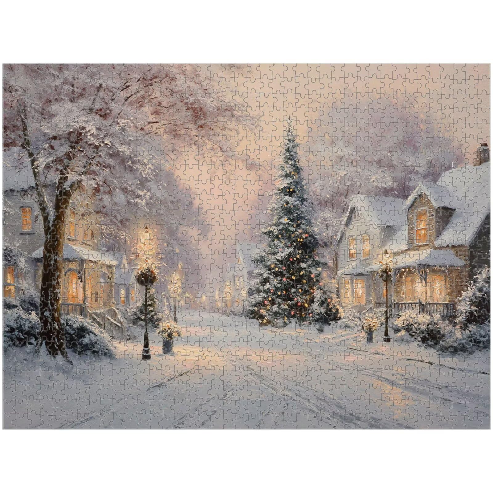 5000 Pezzi Puzzle Adulti - Inverno & Natale - Decorazione Murale 1T#778 | Puzzle in Legno, Tagliati con Precisione, Inchiostro dai Colori Vivaci, Hobby Statico, Decorazione per Casa, 105x181cm