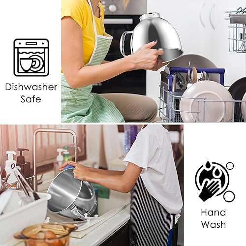 Miniatura 3 de KitchenAid Artisan & Classic Series - Cuenco de acero inoxidable de 5 cuartos de galón para batidoras de soporte de cabeza inclinable de 4.5 y 5