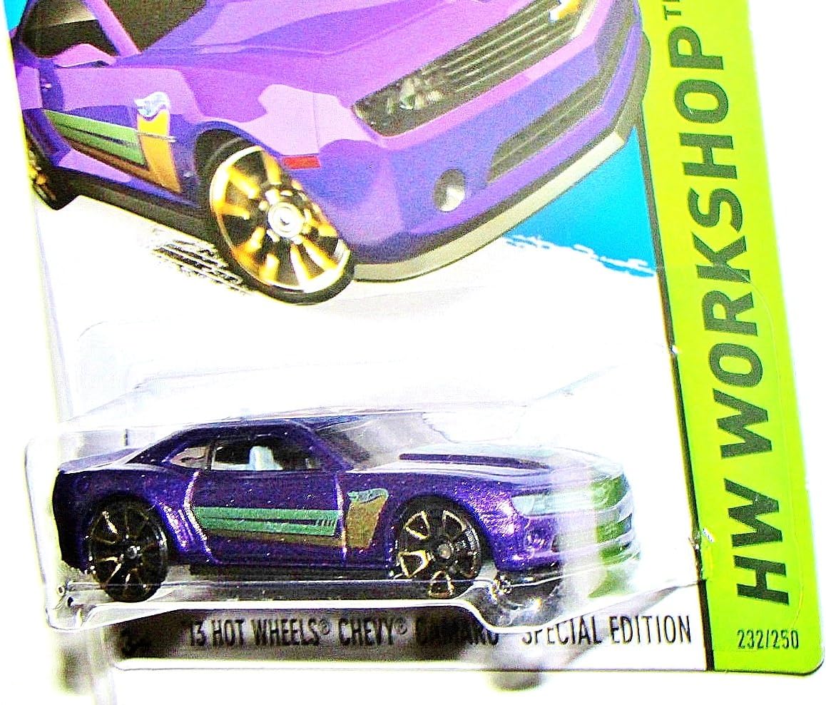Hot Wheels, 2015 HW Workshop, '13 Hot Wheels Chevy Camaro Special Edition [Purple] 232/250