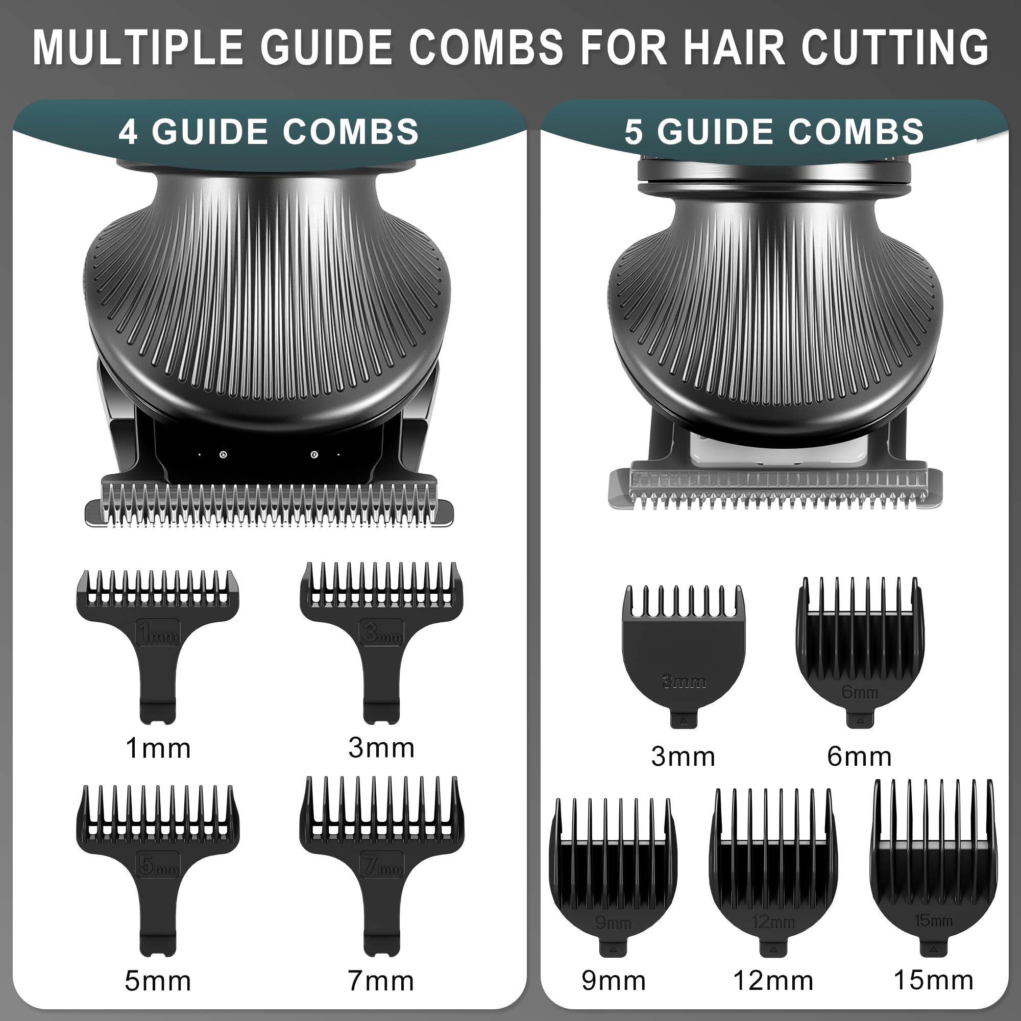 Surker Beard Trimmer for Men 7 in 1 Professional Grooming Kit ,T-Blade Trimmer, Electric Shaver, Nose & Body Trimmer - Image 3