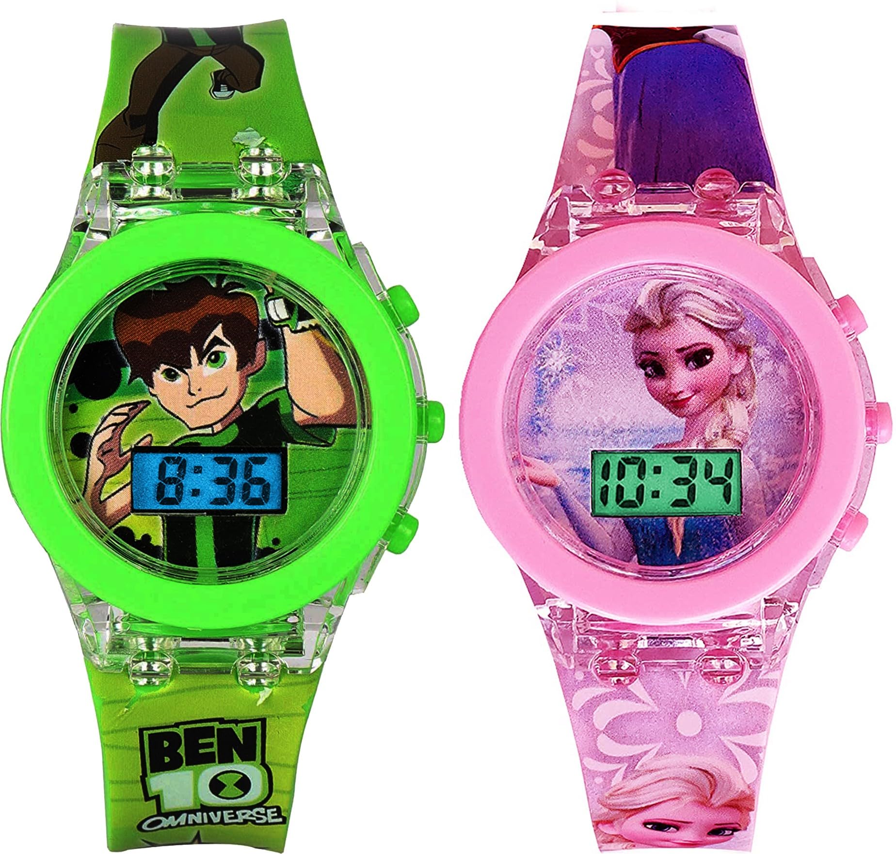 Time Up Digital Dial Glowing Light Combo of 2 Kids Watches for Boys & Girls-GLOWCMB-X (Green-Pink) (B08YKCY5GX) Amazon Price History, Amazon Price Tracker