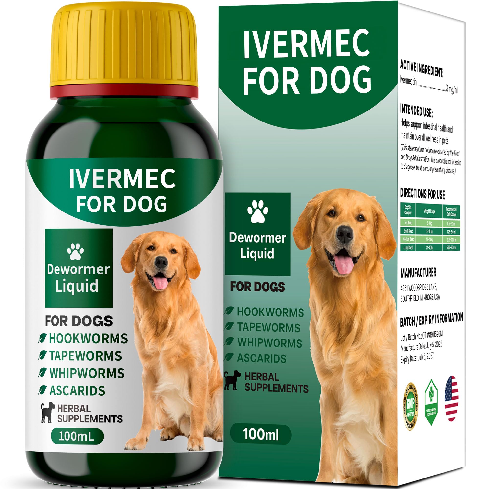 QIFEISHANKA Ivermect Dewormer