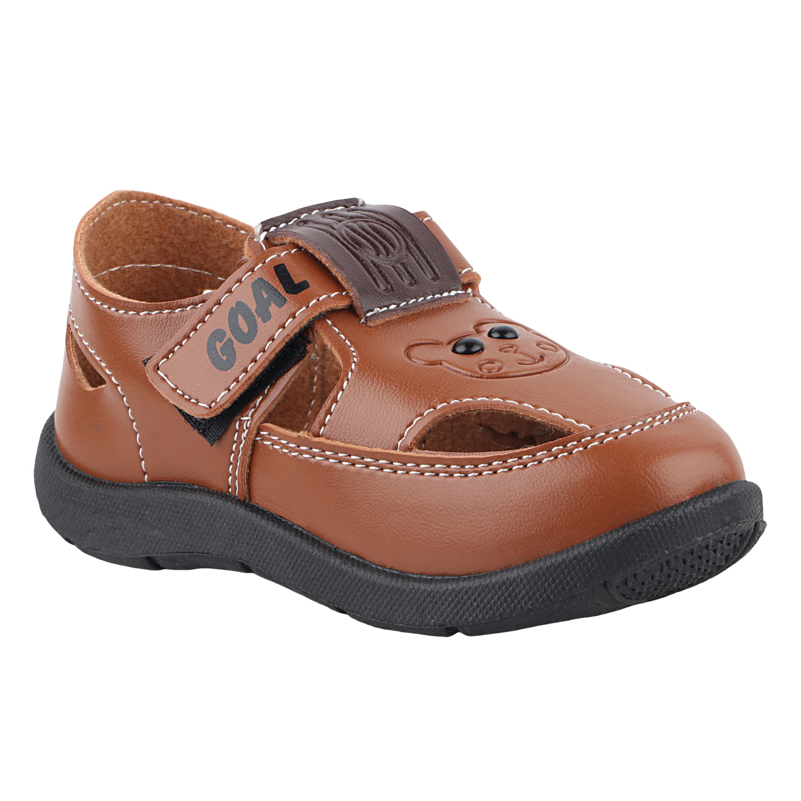 LEVOT GOAL-1 Tan Synthetic Slip On Indoor Outdoor unisex Wear Flip Flop Sandals and Floaters Footwear for Kids(4 YEARS-4.5 YEARS) (B0D1P4Y3W4) Amazon Price History, Amazon Price Tracker
