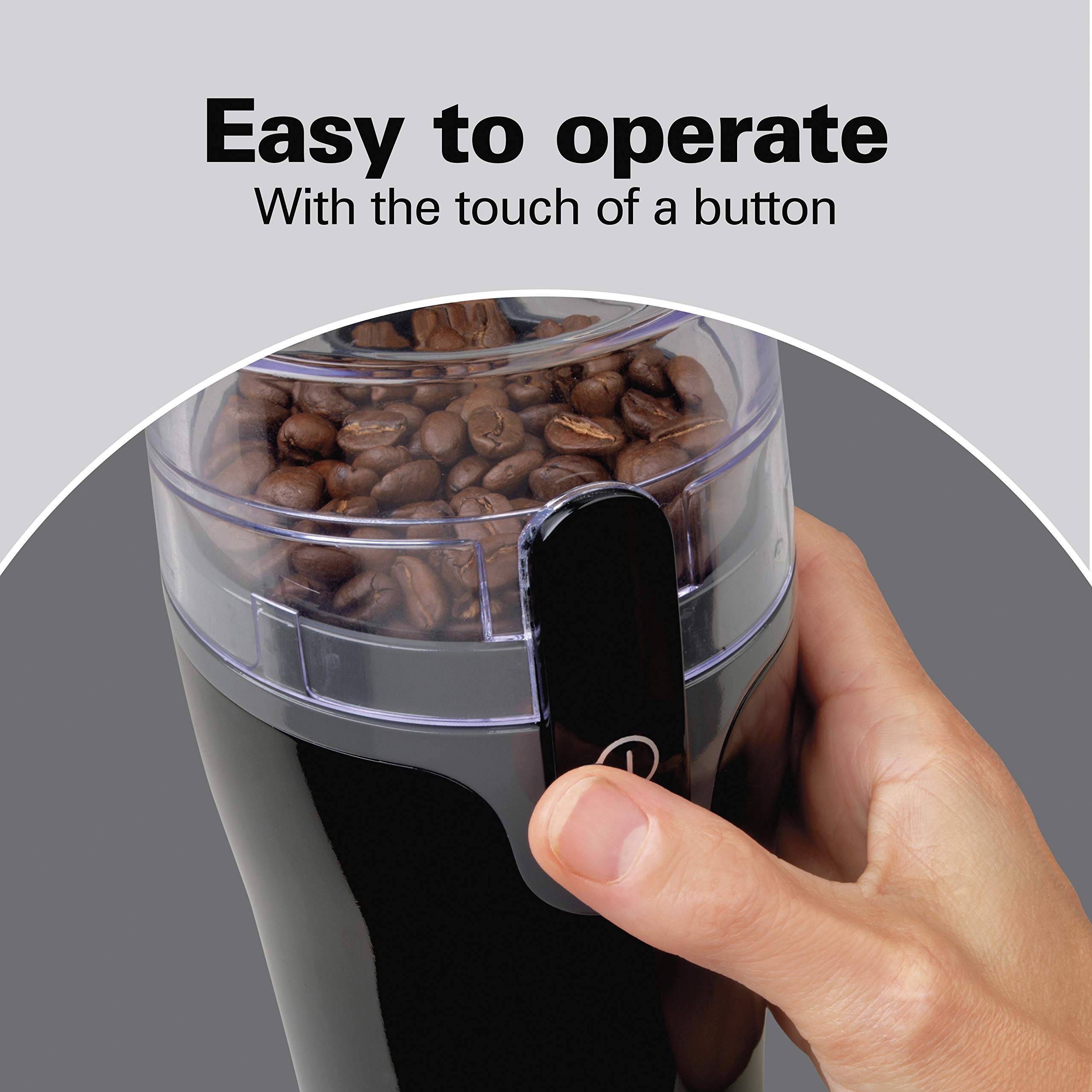 Hamilton Beach Fresh Grind Electric Coffee Grinder for Beans, Spices