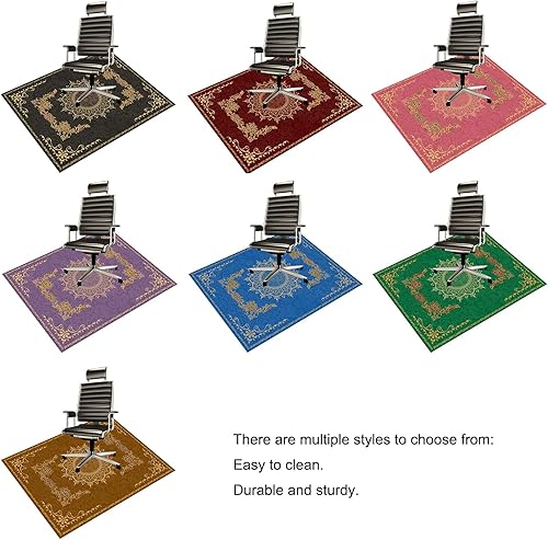 Miniatura 7 de Tapete para silla de piso de madera dura, oficina, para escritorio, silla de computadora, protector para silla debajo del escritorio, alfombra para
