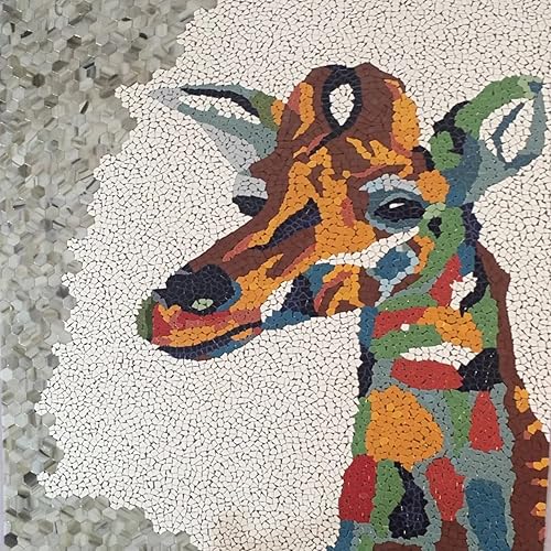 Miniatura 3 de Azulejos de mosaico para manualidades a granel,28.40 oz azulejos rotos para mosaico,Piezas de mosaico para kit de adornos de vacaciones de