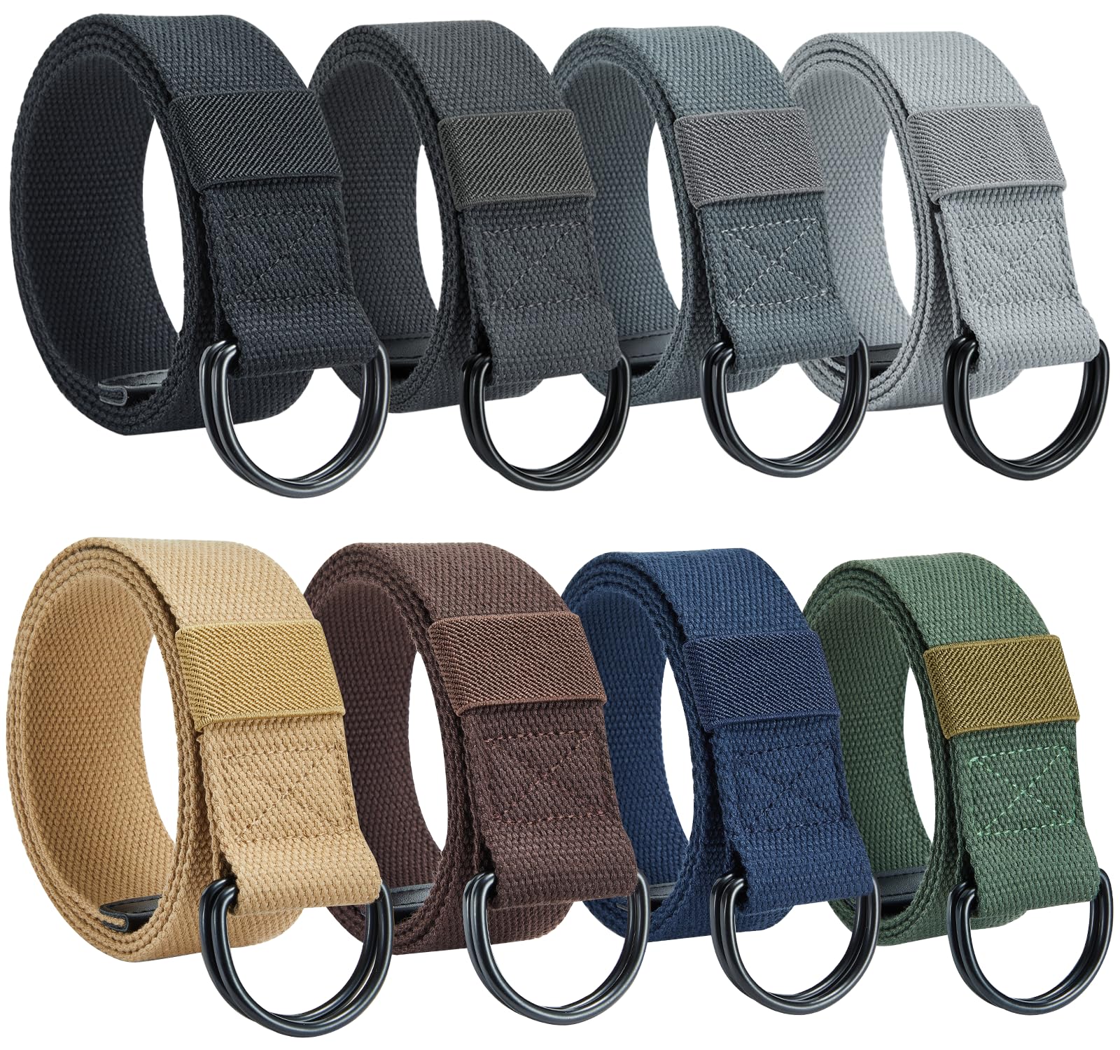 Ginwee 8-Pack Canvas Belt