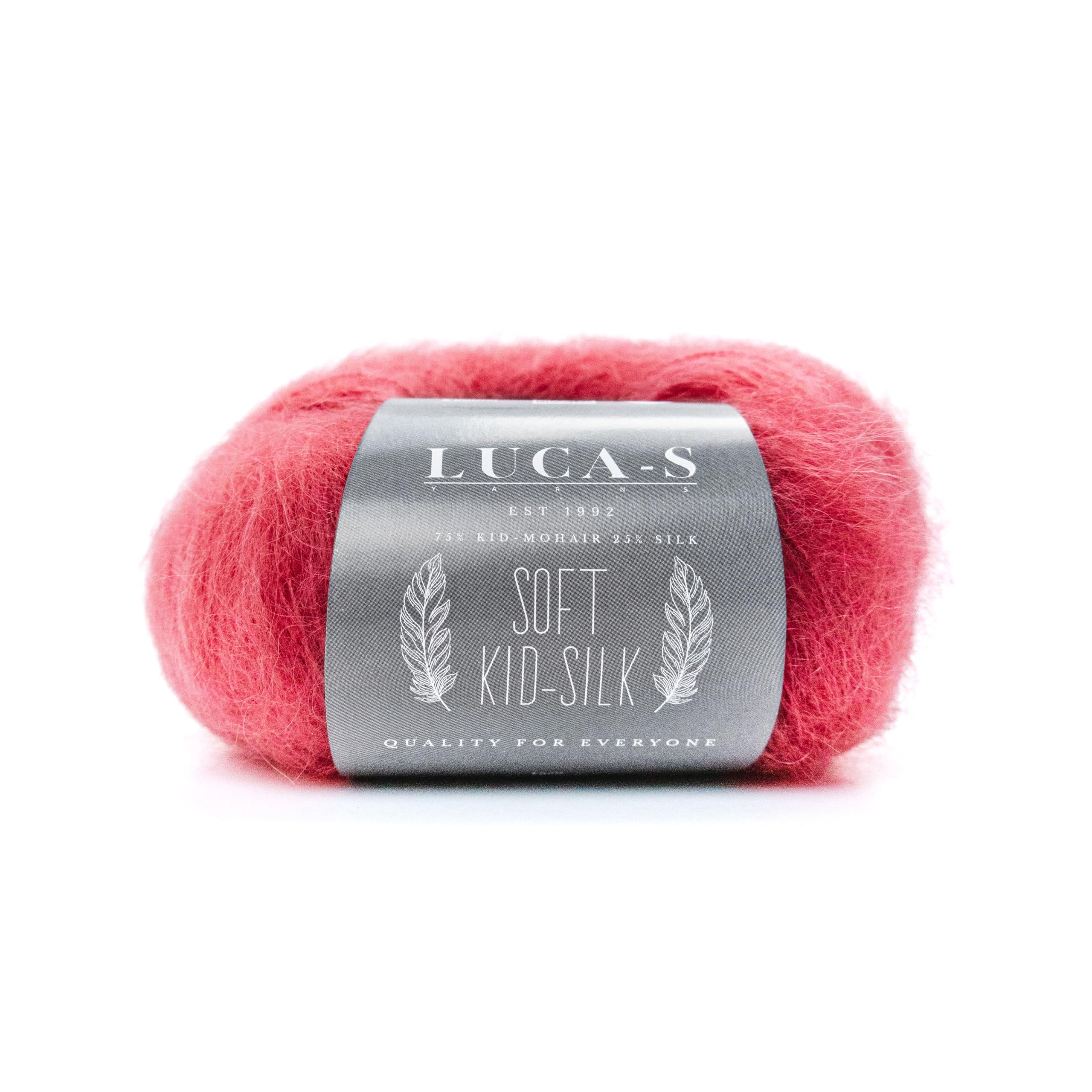 Set of 5 Soft Kid Mohair & Silk Yarn for Knitting & Crochet, 75% Mohair 25% Silk, 25g 210m, Lace-Weight Fluffy and Soft Wool for Knitting — image 1