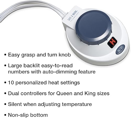 Miniatura 6 de Frazada térmica de lujo de micro polar SoftHeat con calentamiento eléctrico.